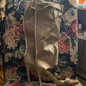 Nude Gladiator Heels